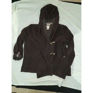 Roxy Asymmetrical Hooded Sweater - Size Medium